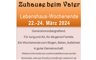 CVJM Lebenshaus-Wochenende 2024
