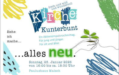"Alles neu?!" bei der &ouml;kumenischen Kirche Kunterbunt 
