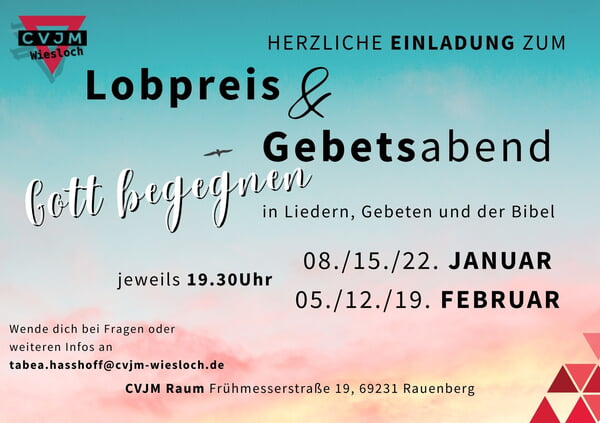 flyer Lobpreis- & Gebetsabend